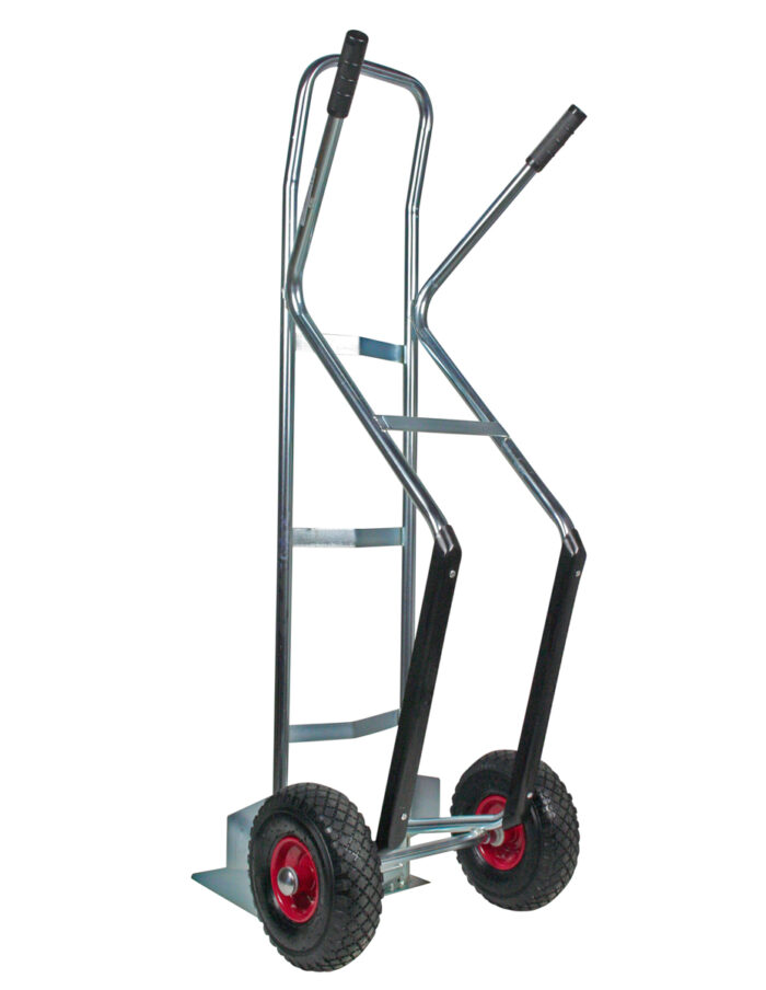 Portacasse zincato con scivolo - immagine 3