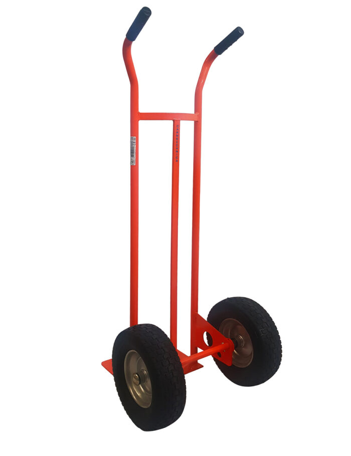 Carrello Porta Sacchi spalla curva maxi ruote antiforatura - immagine 3
