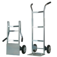 Carrello pieghevole zincato ruote in gomma Carmeccanica