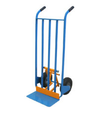 Portacasse piastra grande con scaricafacile e ruote antiforatura Carmeccanica
