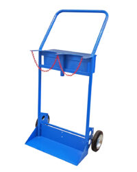 Portabombole biposto lt.40/50 con maniglione e cassetta Carmeccanica