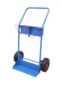 Portabombole biposto lt.40/50 con Ruote Pneumatiche e maniglione Carmeccanica