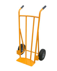 Portacasse per corrieri a spalla curva con ruote antiforatura Carmeccanica