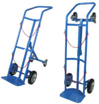 Portabombole monoposto lt.40/50 trasformabile ruote con freno Carmeccanica