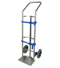 Portabombola singolo lt.40 Acciaio Inox Carmeccanica