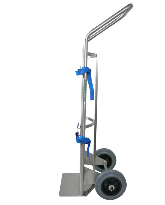 Portabombola singolo lt.40 Acciaio Inox  Bombole Medicali