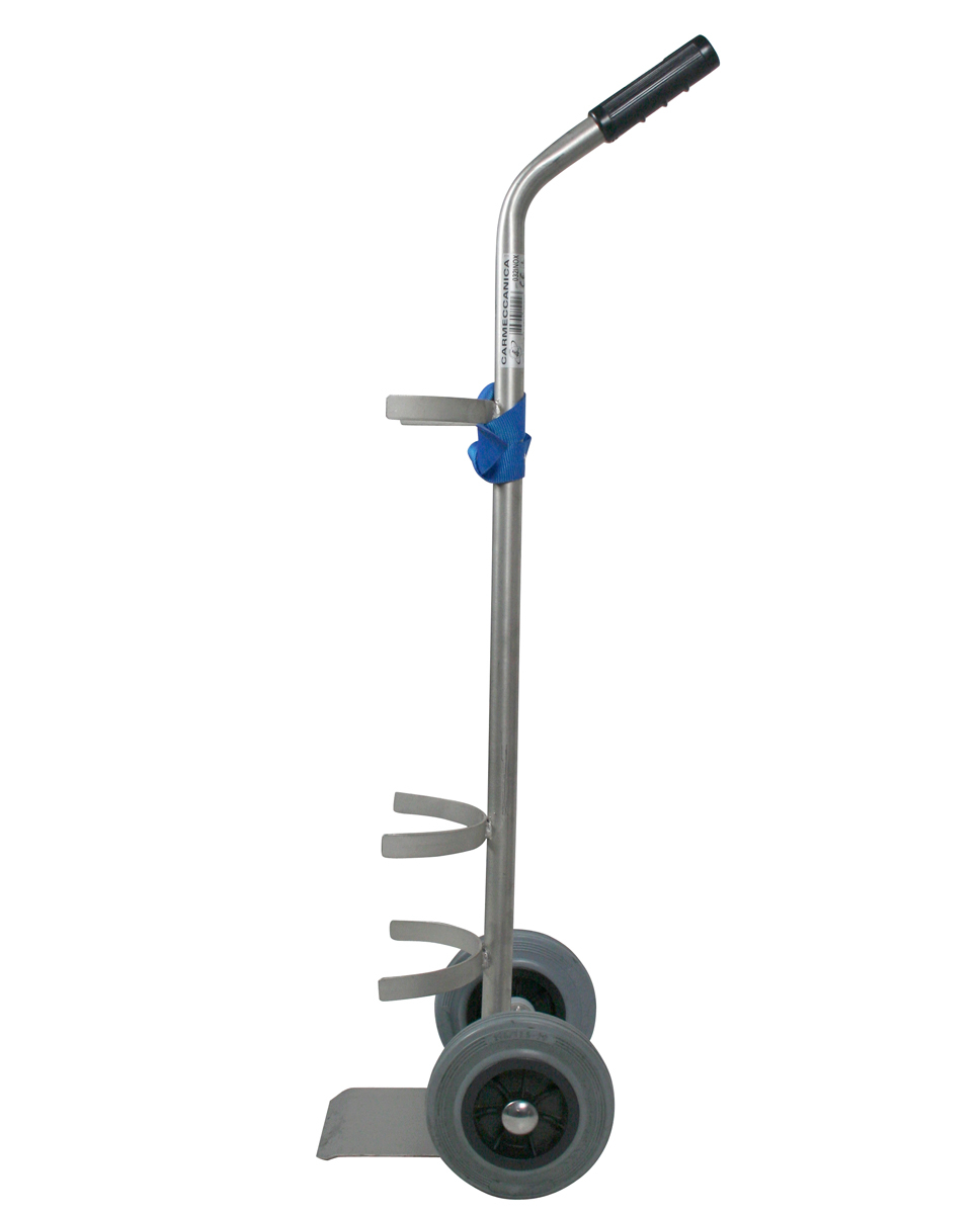 Portabombola in Acciaio Inox lt.15/20  Bombole Medicali