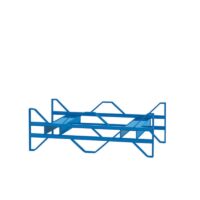 Pallet doppio per fusti metallico Carmeccanica