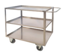 Portatutto Grande a 3 piani in Acciaio Inox Carrelli Ho.Re.Ca.