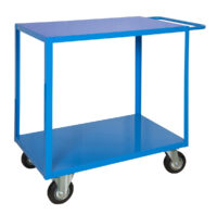 Portatutto Grande a 2 Piani con ruote con ruote girevoli Carrelli Industriali