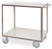 Portatutto Medio a 2 Piani in Acciaio Inox Carmeccanica