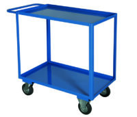 Portatutto Medio a 2 Piani con bordo di contenimento con ruote girevoli Carmeccanica