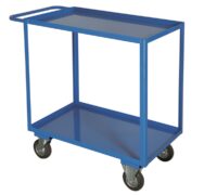 Portatutto Grande a 2 piani con bordo di contenimento e ruote girevoli Carmeccanica