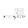 Pianale Grande mm 600x900 in acciaio inox AISI 304 - immagine 3