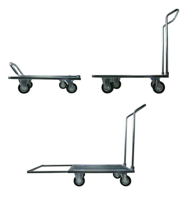 Carrello a pianale allungabile in acciaio alimentare AISI 304 - immagine 3