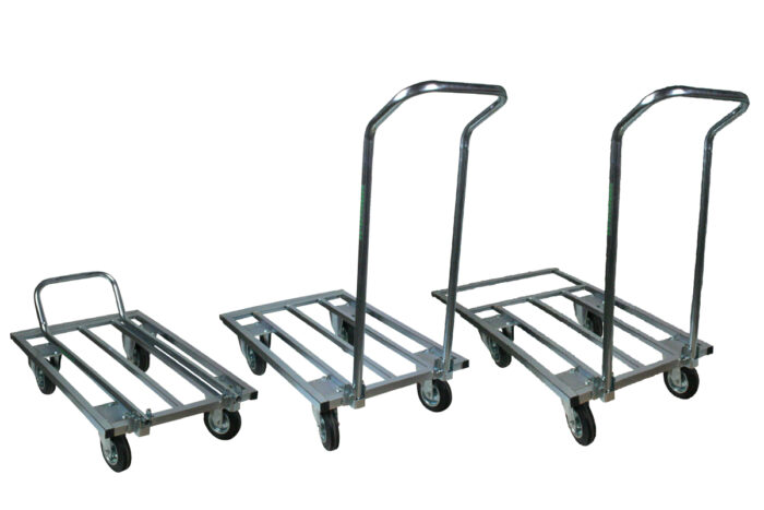 Carrello a pianale allungabile in acciaio alimentare AISI 304 - immagine 4