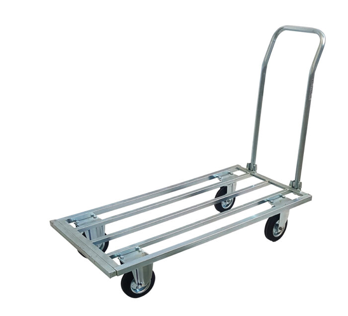 Pianale allungabile zincato con manico pieghevole maxi Carmeccanica