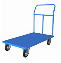 Pianale Maxi mm 600x1000 con ruote con freno Carmeccanica