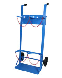 Portabombole biposto con cassetta lt.40/50 ruote gommate Carmeccanica