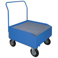 Vasca raccolta liquidi inforcabile lt.224 con ruote e manico Carmeccanica