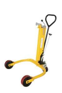 Sollevatore idraulico a pinza per fusti metallici con aggancio automatico Carmeccanica