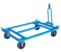 Rimorchio porta europallet basso con 2 Ruote con Freno Carmeccanica