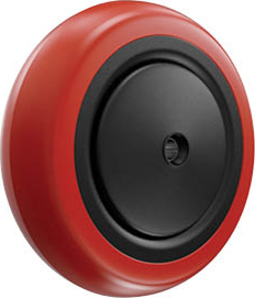 Ruota d. 125x25 Nylon poliuretano arancione