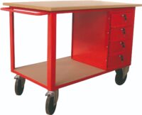 Banco Carrellato con Cassettiera