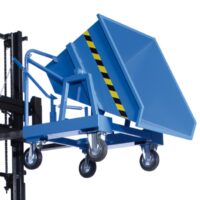 Benna basculante ribaltabile 120° 400 lt