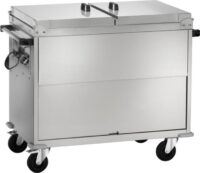 Carrello Termico Inox per Bagnomaria - Vasche a Temperatura Differenziata