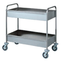 Carrello da Sbarazzo con 2 Vasche insoronizzate