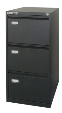 Classificatore a 3 Cassetti - Colore Nero