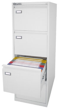 Classificatore a 4 Cassetti - Colore Bianco
