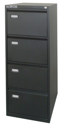 Classificatore a 4 Cassetti - Colore Nero