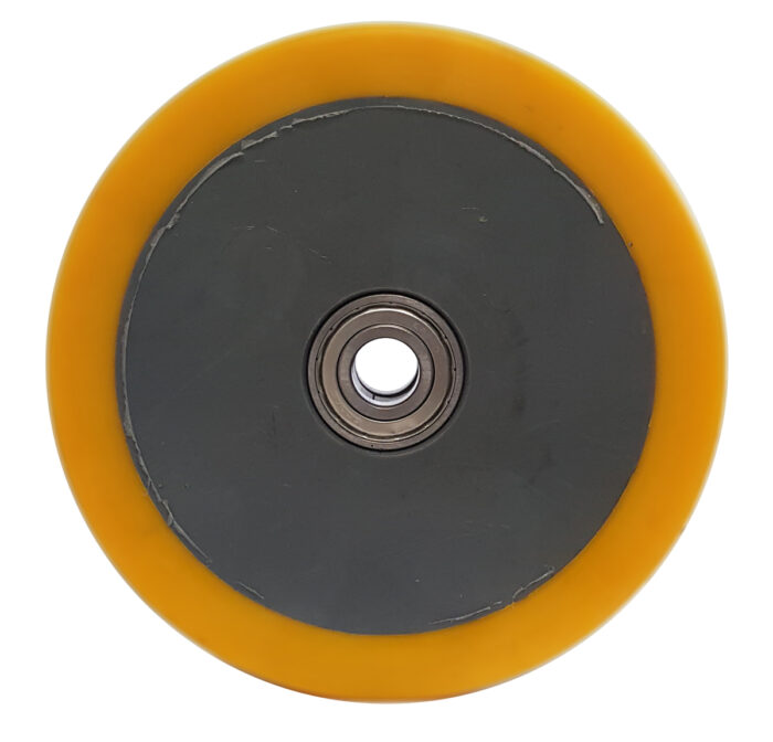 Ruota nylon poliuretano alta portata 80x30 - Solo Ruota - immagine 2