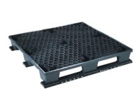 Pallet plastica 1130x1130 carichi medi a 4 vie - con Bordo  - Uso Container