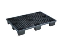 Pallet plastica 800x1200 carichi medi a 4 vie - con Bordo