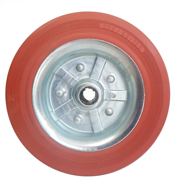 Ruota gomma anticalore d. 200X50 - immagine 2