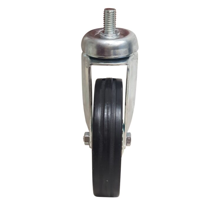 Ruota d. 100x28 - Supporto Rotante su Codulo Filettato - immagine 3