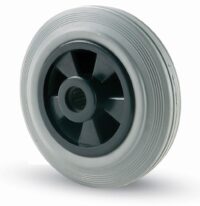 Ruota ø125x37.5 Gomma Antimacchia - Solo Ruota