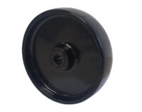 Ruota Nylon Nero Pesante d. 160x40- Solo Ruota con Gabbia Rulli 480 kg