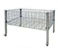 Bancarella in Filo 120x80x35 su Ruote