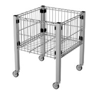 Bancarella in Filo 60x60x35 su Ruote