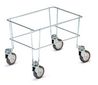 Base carrellata per cestino