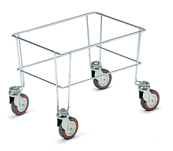 Base carrellata per cestino