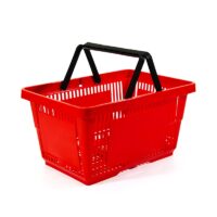 CESTINO SPESA A MANO IN PLASTICA DA 28 LT