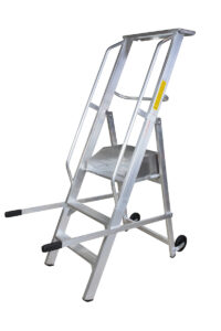 Scala a palchetto a 3 gradini con pedana di lavoro Carmeccanica