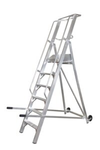 Scala a palchetto a 6 gradini con pedana di lavoro Carmeccanica