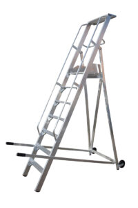 Scala a palchetto a 7 gradini con pedana di lavoro Carmeccanica