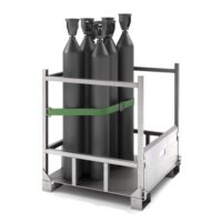 Cestello Porta bombole Inforcabile Zincato Carmeccanica